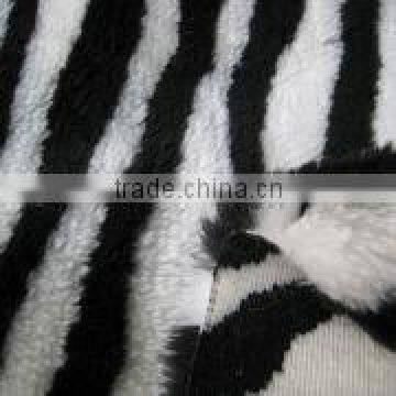 Jacquard plush fabric