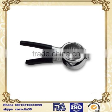 red silicone stainless steel handlelemon squeezer 18/10ZDT160411
