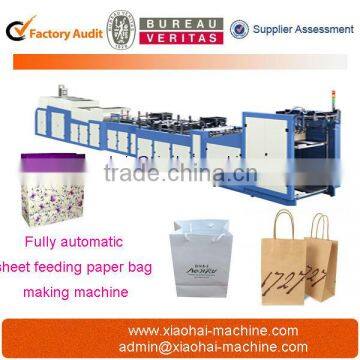 Automatic Sheet Feeding Paper Bag Machine With Handles