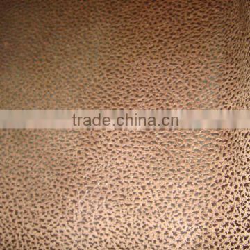 bronzed suede fabric