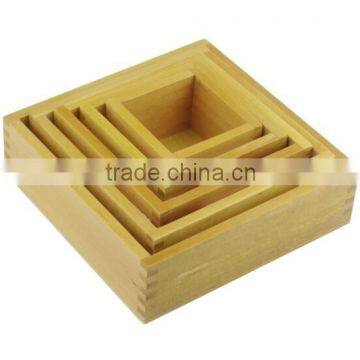 High quality motessori educational material nesting box