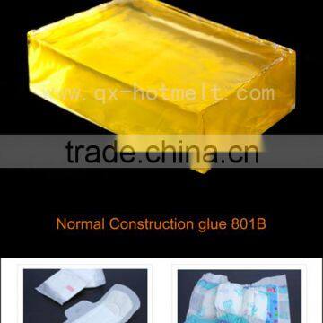 Structural adhesive for baby diaper