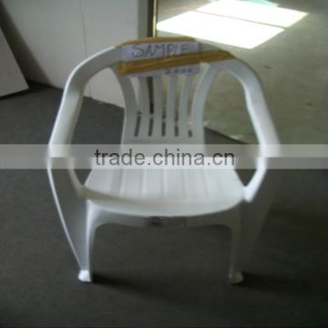 White plastic chair for injection molding or knids of plastic chair with moulds