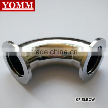 ISO-KF16 stainless steel vacuum elbow