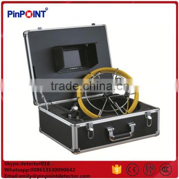 Cheapest Price!!! Professional water pipe inspection camera with portable 7" color monitor