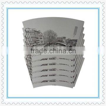 Printed paper cup fan from alibaba supplier