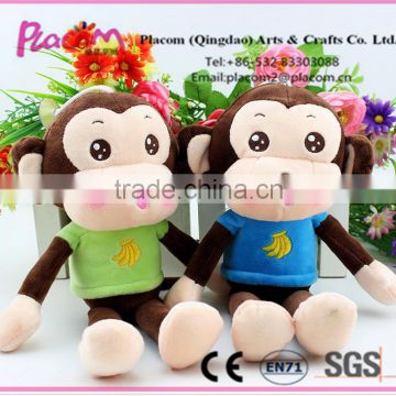 High quality Cheap Kid toys Stuffed plush soft plush toy Monkey