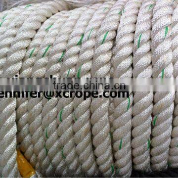 3 strands High Strength Nylon rope Dia32mm/greenlabor line/mooring rope