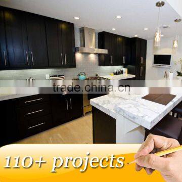 HOT Selling Custom Black and Latte Kitchen Cabinets