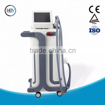 Factory directly supply vertical double handles hair removal laser machine prices