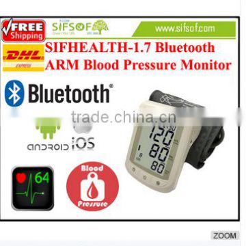 SIFHEALTH-1.7 Bluetooth Arm Blood Pressure Monitor/Healthcare Supply