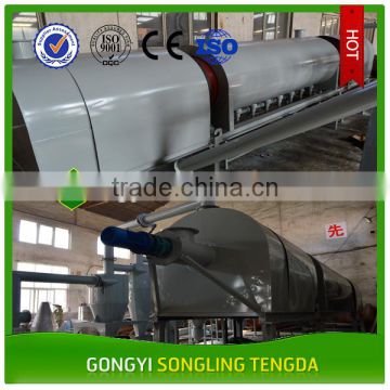 Continuous working bamboo charcoal furnace kiln