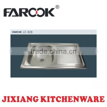 80x50cm Rectangular Bowl Shape and Stainless Steel kitchen sink