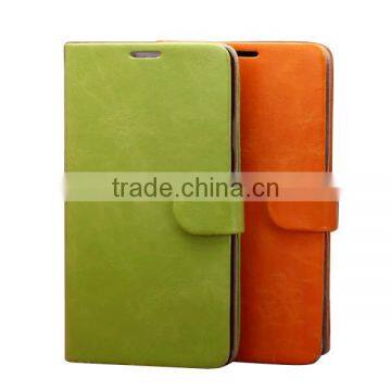 Popular design leather case genuine leather wallet case for Samsung Note3, sublimation cases