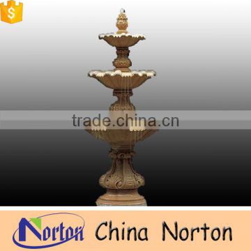 Hand-carved four layers natural marble antique water fountain sale NTMF-SA074L