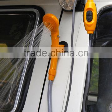 Car shower set with rechargable battery