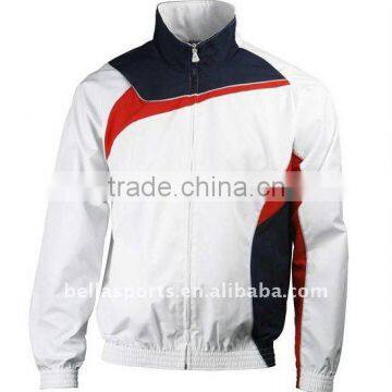 Top quality sports jacket with pant/trousers,full zipper with customized design,soccer training sets
