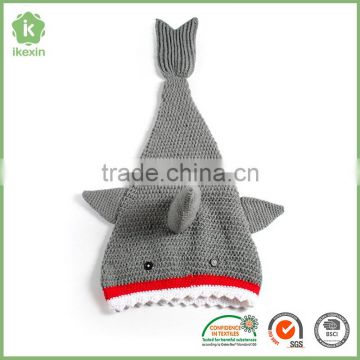 Hot Sales Soft Acrylic Baby Shark Blanket