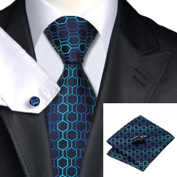 XL Brown Mens Silk Necktie Double-brushed Knit