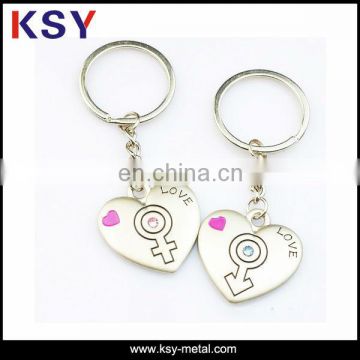 custom die cut keychains with soft enamel