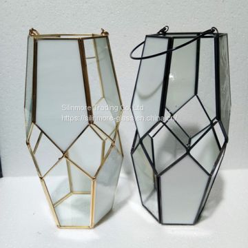 glass geometric lanterns