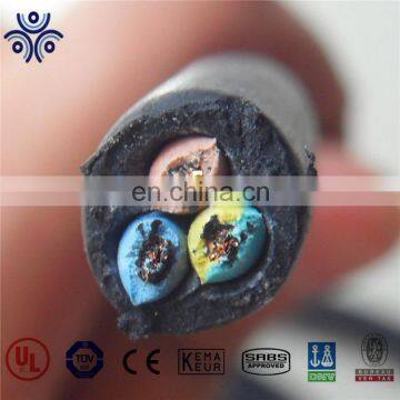 Hot sell 450/750v 3 core rubber insulation cable H07RN-F