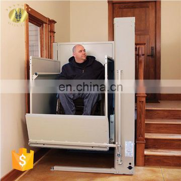 7LSJW Shandong SevenLift elevators 1 person platform ladder for stairs