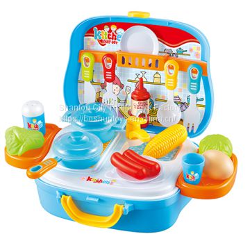 New arrival Kitchen Toys for kids pretend play toy plastic role play toy creative educational toy preschool