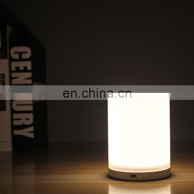 Amazon Hotel Wireless Table Aluminium Bedside Lamp American Style Decorative Rechargeable Battery Operated Table Light