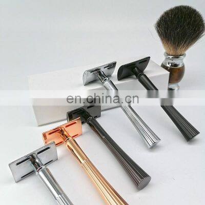 New design Wholesale Hot Selling Mental Zinc Alloy Single Edge Shaving Safety Razor