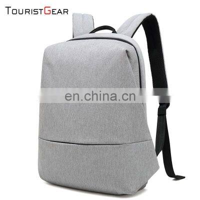 wholesale college school unisex fashion backpack minimalist mochila support custom logo USB charge port bagpack