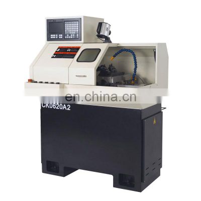 CK0620A high precision Chinese gang type cnc lathe flat bed with servo spindle