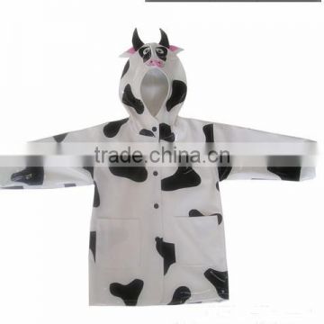 All Over Printed PU Animal Print Raincoats For Sale