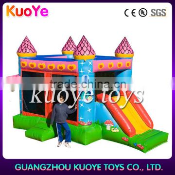 high quality the snow white theme inflatable combo with slide for kids