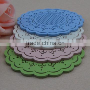 new design promotion silicone cup mat,custom tea cup coaster, transparent silicone coaster