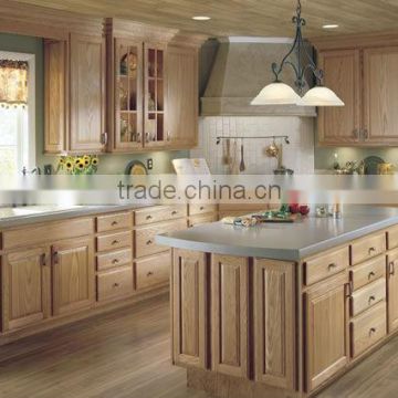 American Style Wooden Kitchen Cabinets Made In China DJ-K114