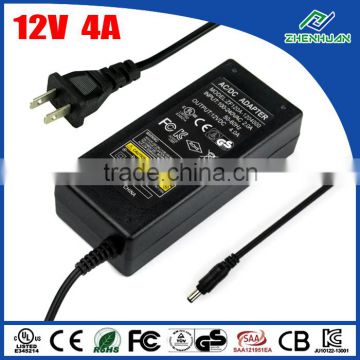 Desktop switching power supply 12V 4A ktec adapter UL CE KC passed