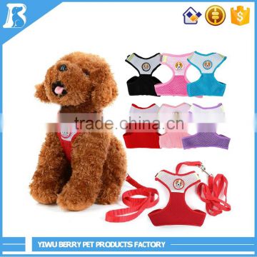 buy wholesale from China Breathable Soft Fabric dog harness leather