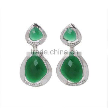 FASHION CUBIC ZIRCONIA EARRINGS ER-705-700