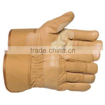 grain leather work gloves