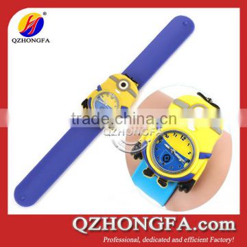 Silicone Kids Slap on Watch with CE Certificate
