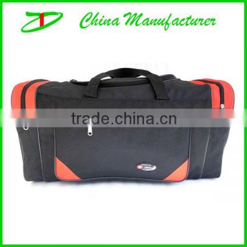 China supplier 600D polyester travel luggage bag with detachable belt