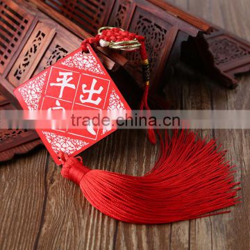 Wooden car hanging ornament with square shape for sublimation printing