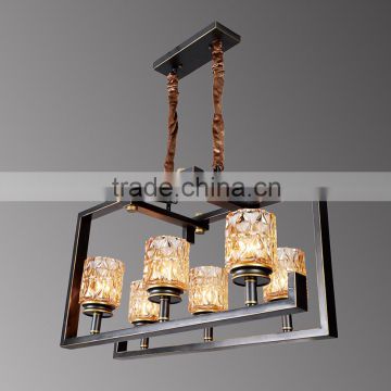 Colorlife candle style iron chandelier lighting fixture United States America UL luxurious lighting for decoration D6012-6