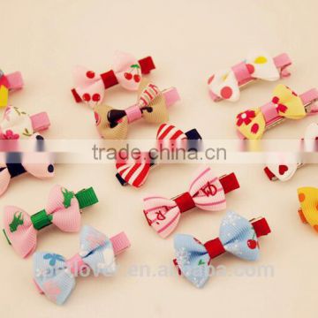 Pet Grooming Products Mix Colors Varies Patterns Pet Hair Bows Clip