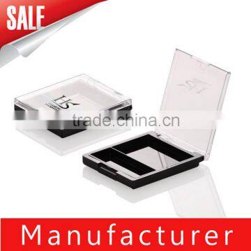 2015 New Promotion Transparent Sqaure Empty Compact Powder Container