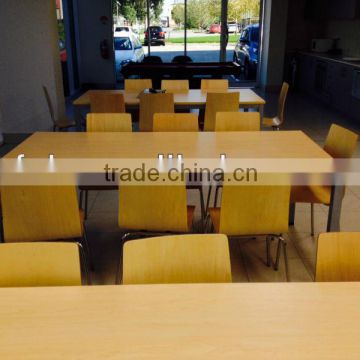 High Quality Cafeteria Furniture Table and Chair (FOH-DT1)
