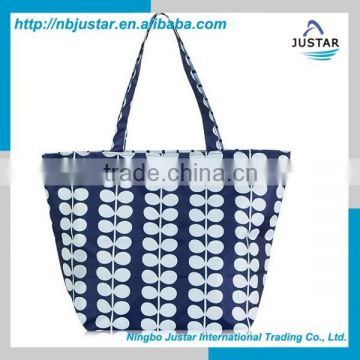 JST-15F0088 Hot Selling Latest Design Promotional Fashionable Nylon Shopping Bag with Beautiful Pringting