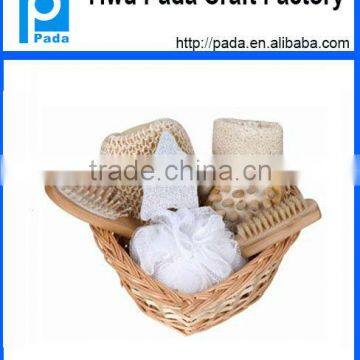 Handmade Willow Gift Basket Cheap Spa Accessories