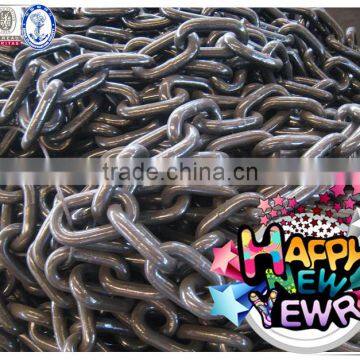 2016 NEW Grade U3 Black painted studless link anchor chain
